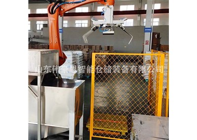 袋裝高粱全自動(dòng)拆垛拆包線(xiàn)的工作流程