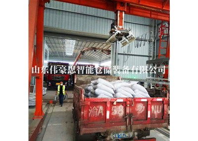 袋裝大米自動裝車設(shè)備的工藝路線是什么？