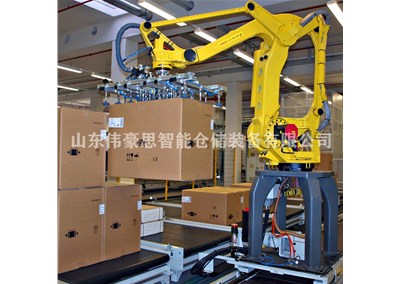 箱裝醬料全自動碼垛機(jī) 自動裝箱碼垛生產(chǎn)線