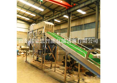 氯化銨全自動拆包系統(tǒng) 粉料拆袋卸料機(jī)工作步驟