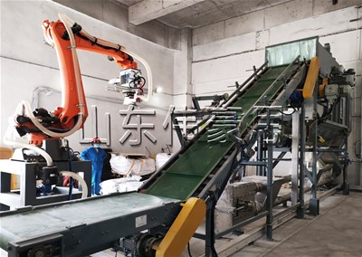 工業(yè)硫磺全自動拆垛機 自動拆垛機器人設備簡介