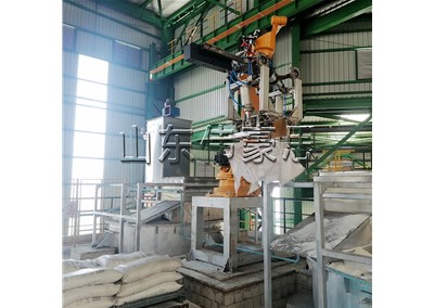 氯化鈉全自動(dòng)破袋機(jī) 機(jī)械手自動(dòng)拆包機(jī)工作流程