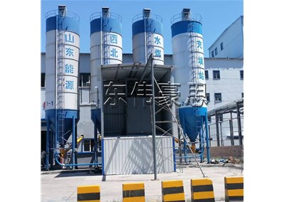 石灰石粉噸包投料站 自動噸袋拆袋設備現(xiàn)場