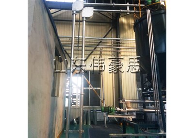 定制碳酸鈣管鏈輸送機(jī) 管鏈?zhǔn)捷斔蜋C(jī)客戶現(xiàn)場(chǎng)